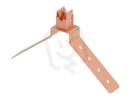 Držák vedení na hřeben KLIK, drát 8mm, L200-260mm, Cu/Inox V2A GROMTOR 406114
