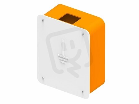 Krabice do fasády pro zkušební svorku, víko plast, bílé, plast GROMTOR 317118