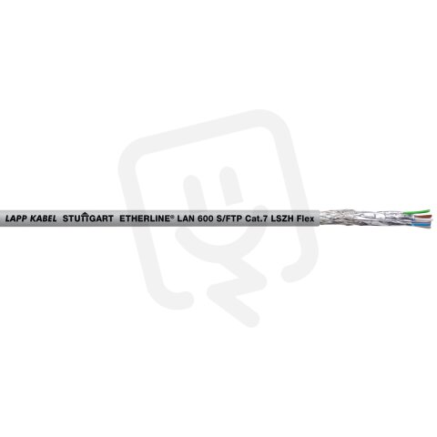 Ethernetový kabel UNITRONIC LAN 600 S/FTP Cat.7 LSZH Flex LAPP 2170142