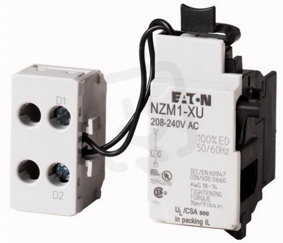 Eaton 259438 Podpěťová spoušť pro NZM1, 60V~ NZM1-XU60AC