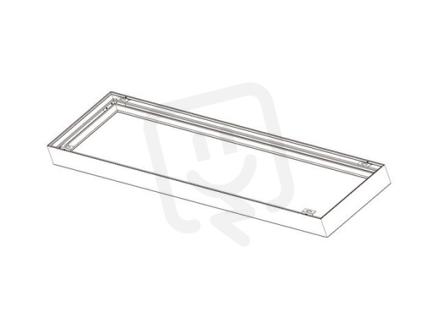 KOVOVÝ RÁM 600x600 pro přisazenou montáž vestavných LED panelů PANLUX PN22900014