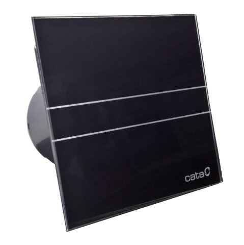 Ventilátor CATA e120 GBT sklo časovač černý 00901502