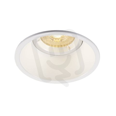 HORN-O vestavné svítidlo QPAR51 kulaté bílé matné max. 50 W vč. upínacích pružin