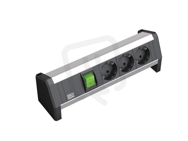 Bachman 339.1001 DESK 3xSchuko 1xswitch power 3m