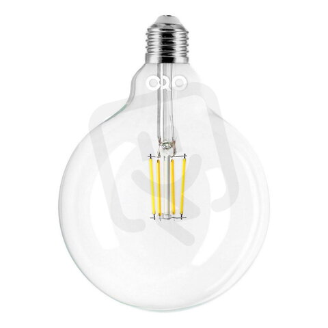 LED žárovka ORO CLARO E27 G125 7W NW LED-POL ORO33226