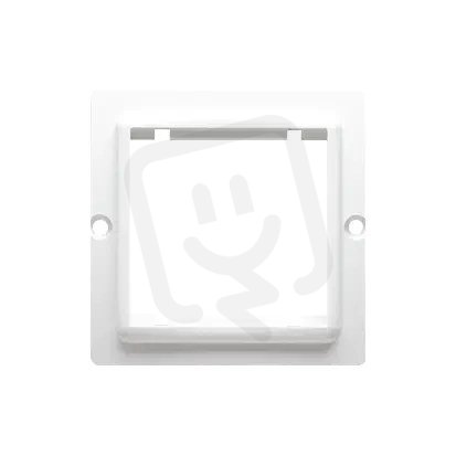 Adaptér pro montáž standardu 45×45 mm montáž do krabice - šrouby, bílá BMA45/11