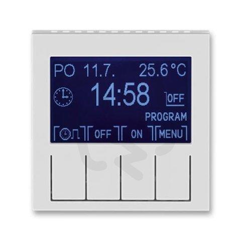 Hodiny spínací programovatelné 3292H-A20301 16 šedá/bílá Levit ABB