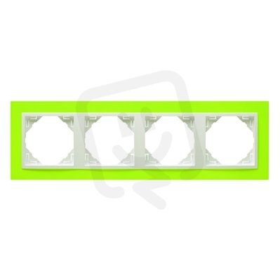 4-rámeček zelená, mezirámeček ledová 90940 TDG zelená/ledová ELKO EP