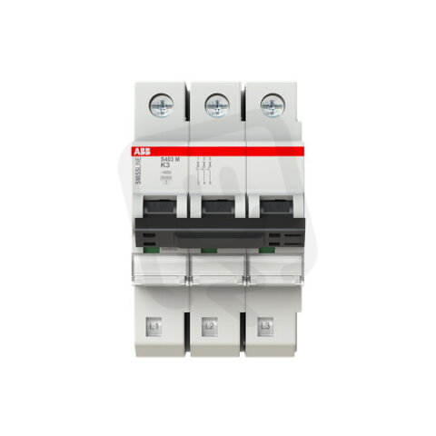 S403M-K3 Jistič 3p char.K 3A 25kA 240/415V ABB 2CCS573001R0317