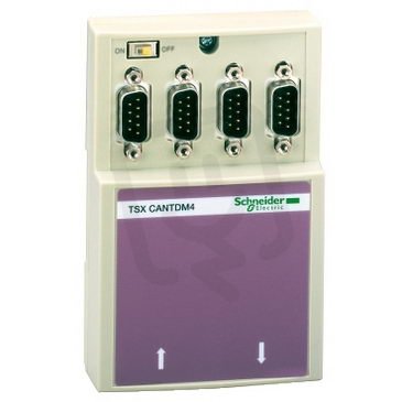 >CANopen TAP se 4 Sub D9 konektory zástrčka SCHNEIDER TSXCANTDM4