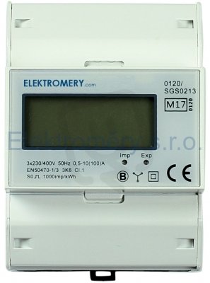 Elektroměr SDM 72D 0,25-100A CZ CEJCH E802