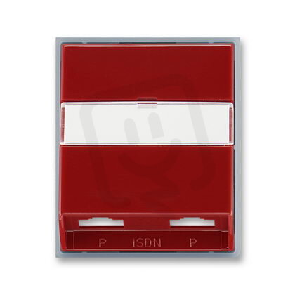 ABB Element 5013E-A00252 24 Kryt zásuvky ISDN průchozí,dvojnásobné