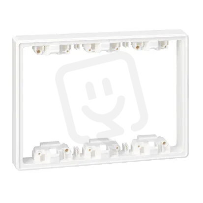 Prvek na zvýšení hloubky SIMON 500 3×S500 6×K45 čistě bílá 51030903-030
