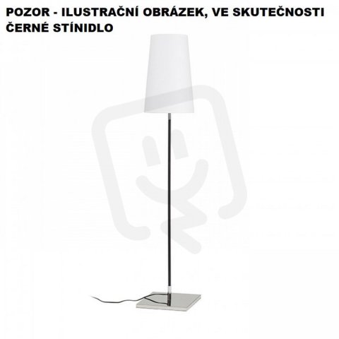 LULU stojanová černá chrom 230V E27 28W RENDL R12467