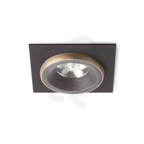 SHARM SQ I zápustná hnědá/perleťová zlatá 230V LED 10W 24° 3000K RENDL R13252