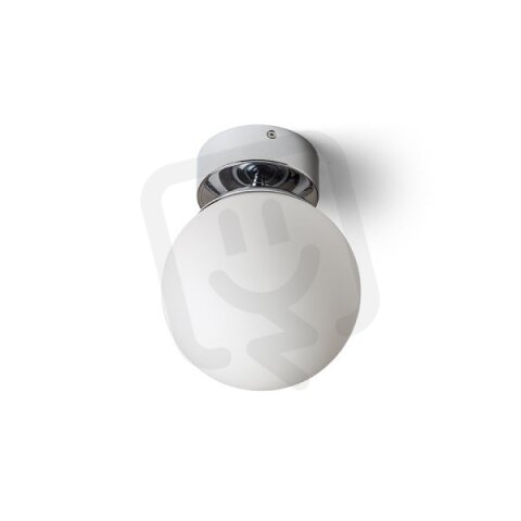 BOLLY 17 stropní opálové sklo/chrom 230V E27 15W IP44 RENDL R13693
