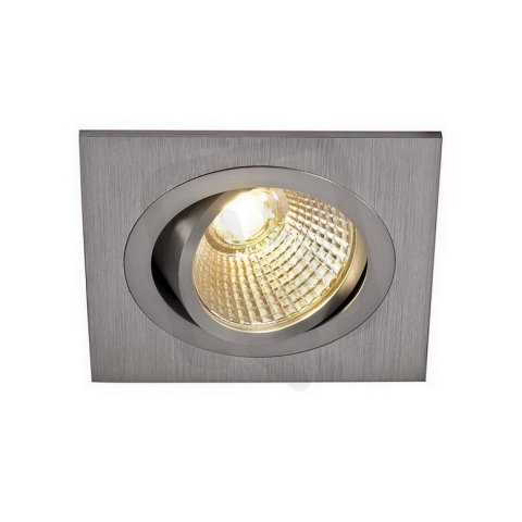 NEW TRIA LED downlight ctvercova sada cesany hlinik LED 6W 38° 3000K SLV 113916
