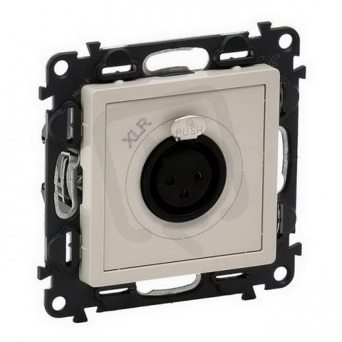 VALENA LIFE ZÁSUVKA XLR SAMICE BÉŽOVÁ LEGRAND 753273