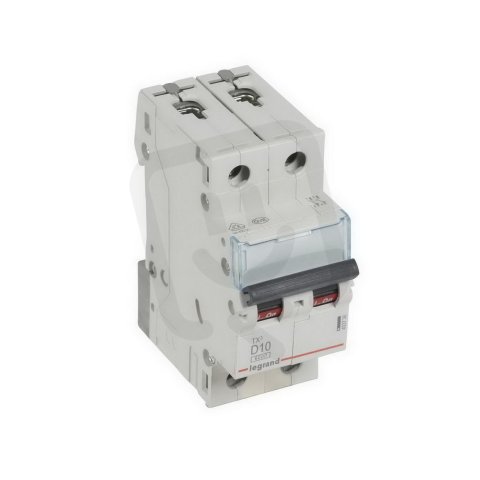 TX3 JISTIČ, 2 PÓLOVÝ, CHAR. D, 10A 6000A LEGRAND 403736