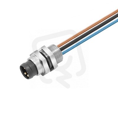 Kulatý zásuvný konektor SAIE-M8R-3-0.5U-FP-M8 WEIDMÜLLER 1861280000