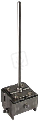 Upínací hlavice s jímací tyčí, L 300mm NIRO k dřevěnému sloupku 90x90mm -SET-