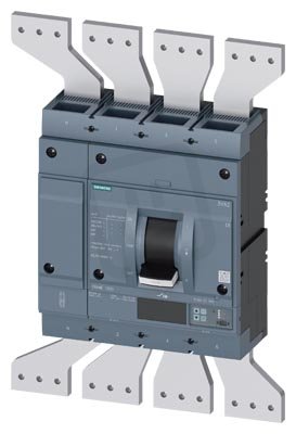 Jistič 1250A 85kA/415V, Ir500÷1250A přední přívod, 4P SIEMENS 3VA2612-6JP42-0AA0