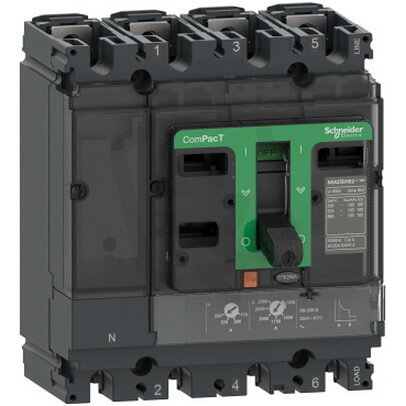 Jistič ComPacT NSX250HB2 100kA AC 4P 250A TMD SCHNEIDER C25W4TM250