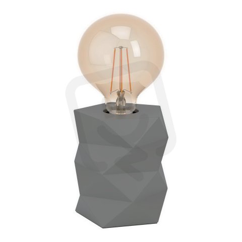 Stolní svítidlo SWARBY 1xE27 betonový vzhled 60W IP20 EGLO 98859