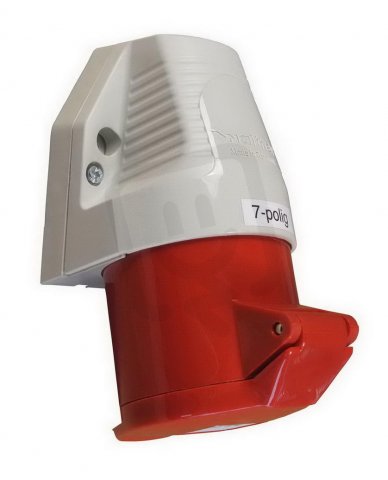 Walther 110709 Nástěnná zásuvka 16A 7P 230V 9h IP44