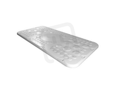 Rittal 2567300 Přírubová deska z plastu pro AX 436x221 mm pro velikost 7