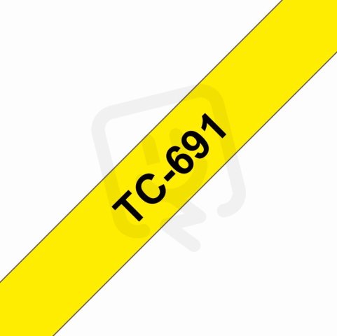 BROTHER TC-691 žlutá / černá (9mm)