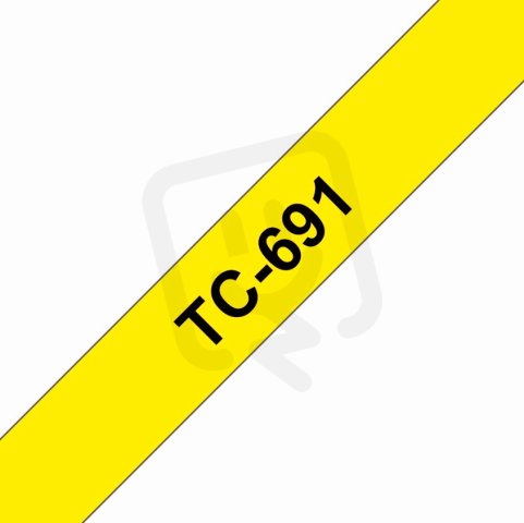 Páska BROTHER TC-691 žlutá/černá (9mm)