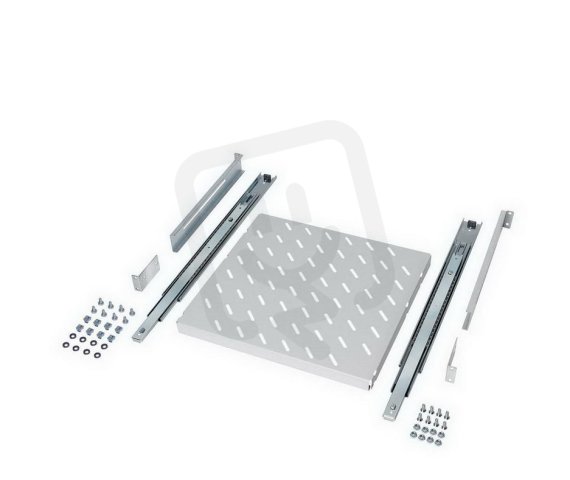 19'' shelf pull-out 1U 600 RAL7035 lightgrey SCHRACK HDCR100609