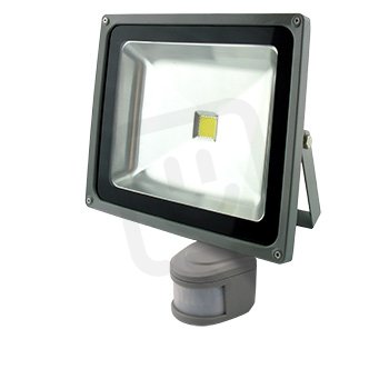 LED reflektor Classic PIR COB 50W šedý,