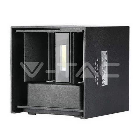 12W LED Wall Lamp With Bridgelux Chip Black 4000K Square, VT-759-12 SKU218530