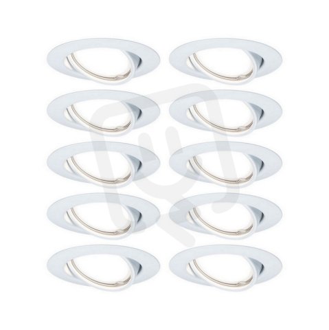 Vestavné svítidlo LED Base kruhové max. 10x10W GU10 bílá PAULMANN 93400