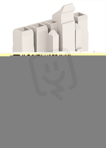 Zásuvka na desky plošných spojů rovné provedení 5pól. bílá WAGO 890-825