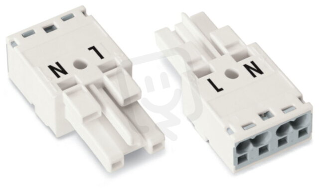 Zdířka 2pól. Kód. A bílá WAGO 770-222