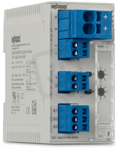 Elektronický jistič 2kanál. vstupní napětí 24 V DC WAGO 787-1662