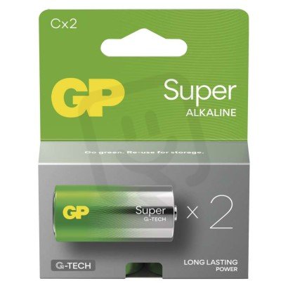 Alkalická baterie GP Super C (LR14) B01312