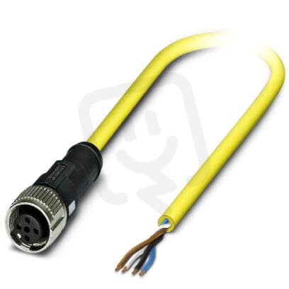 SAC-4P- 5,0-547/M12FS BK Kabel senzoru/aktoru 1424905