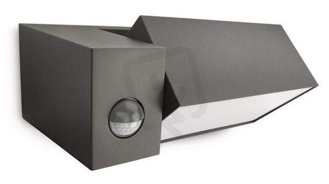 Philips 169439316 Border IR SVÍTIDLO VENKOVNÍ E27 1x23W vč.zdroje IP44, antracit