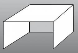 Koncovka 18x13mm, bílá MALPRO 61813