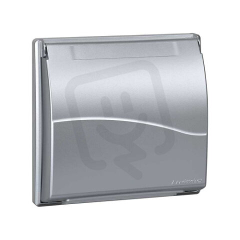 Rámeček krabice s krytem CIMA PRO 4×K45 hliník KONTAKT SIMON SBMT202/8