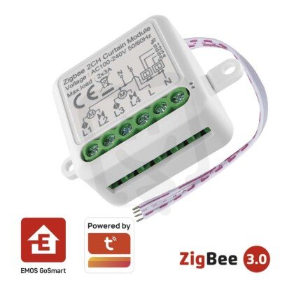 GoSmart modul motorický IP-2122CZ, ZigBee, 2-kanálový EMOS H5110