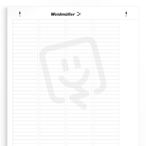 Značení zařízení LM MT300 40/6 WS WEIDMÜLLER 1760461044