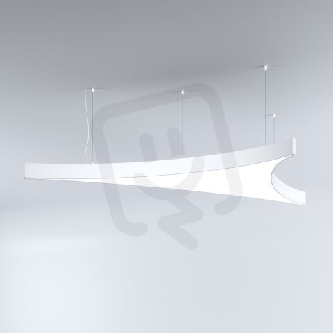 LED Svítidlo MI-SAIL-AL, 69W, 3000K, bez trafa, 24VDC, IP20, bílá, 3000K