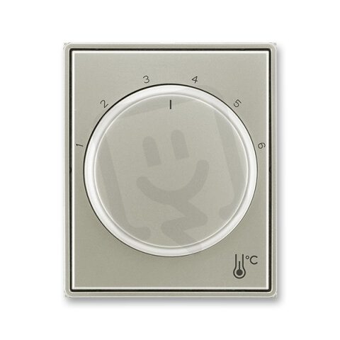 Kryt termostatu s otočným ovládáním, starostříbrná ABB 3292E-A00300 32