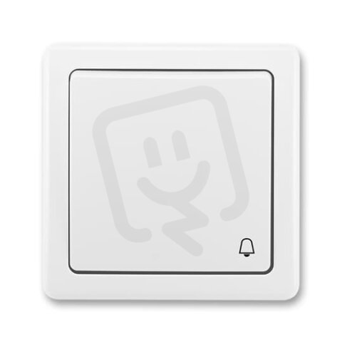ABB Swing Ovládač zapínací symbol zvonek ř.1/0 10A jasně bílá BLISTR