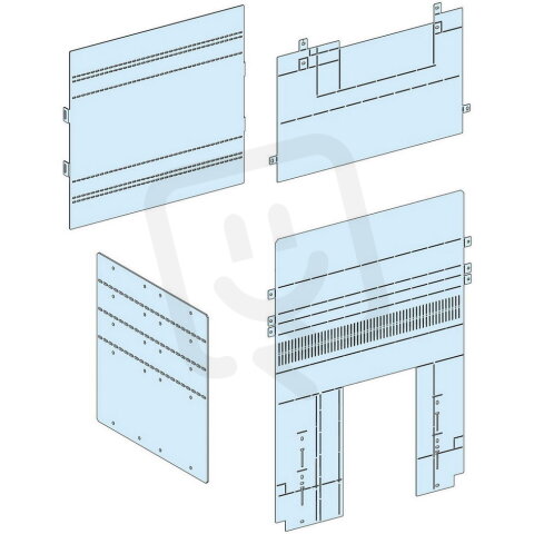 Kryt čelních vývodů pro vertikální NS1600-NT SCHNEIDER LVS04852